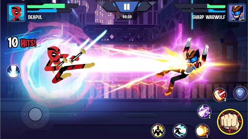 Stickman Heroes Tournament Mode screenshot