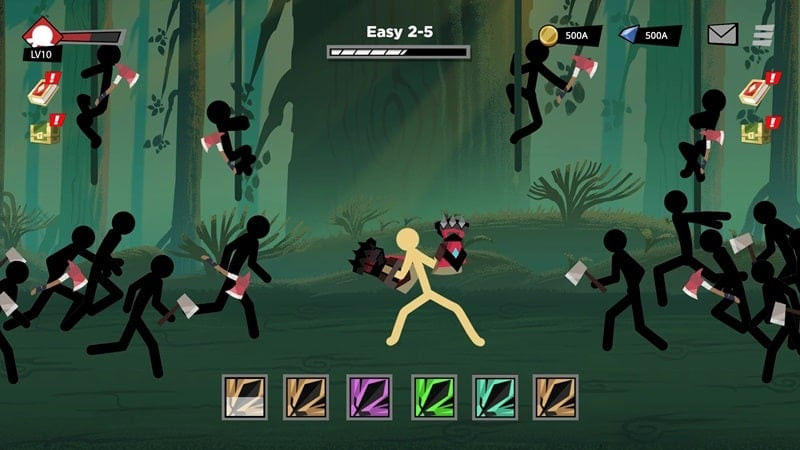 Stickman Myth Android version gameplay screenshot