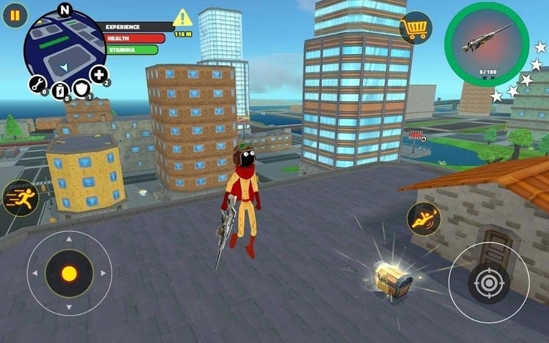 Stickman Superhero với trang phục đầy màu sắc