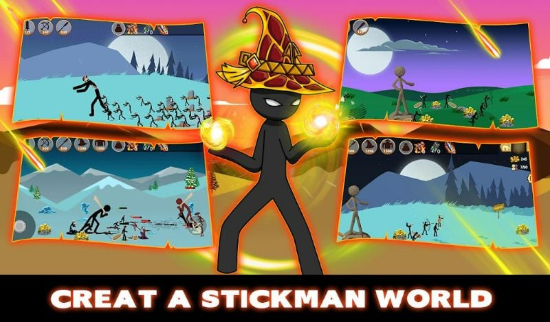 Stickman War: Battle of Honor in-game screenshot