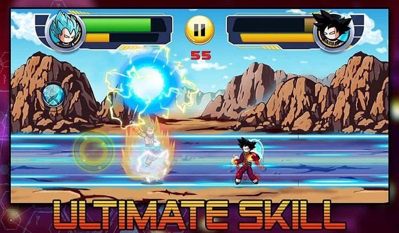 Stickman Warrios Dragon Legend Super Battle Fight mod apk