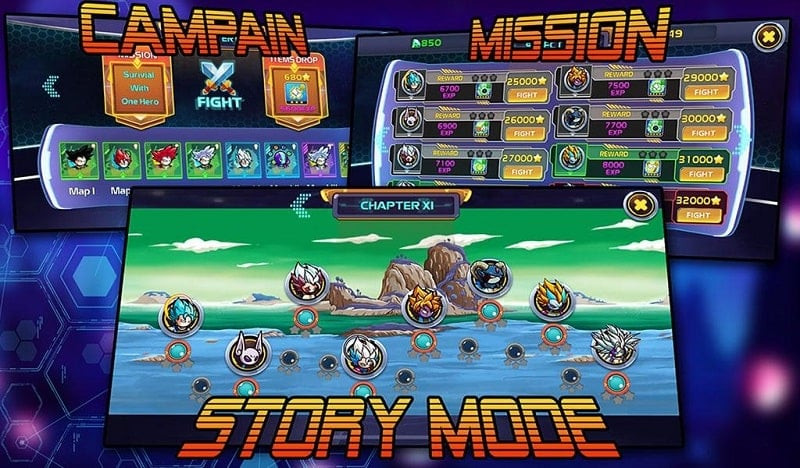 Stickman Warrios Dragon Legend Super Battle Fight mod free