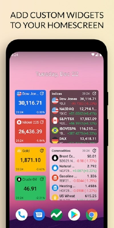 Stoxy PRO app screenshot showing detailed charts