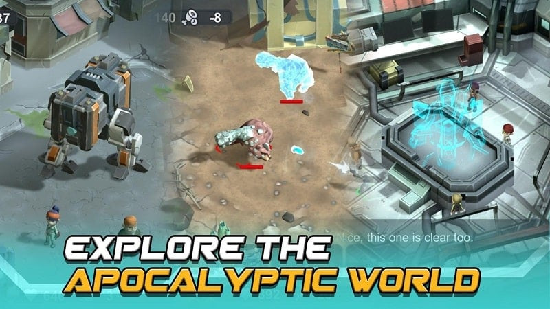 Strange World MOD APK combat screenshot