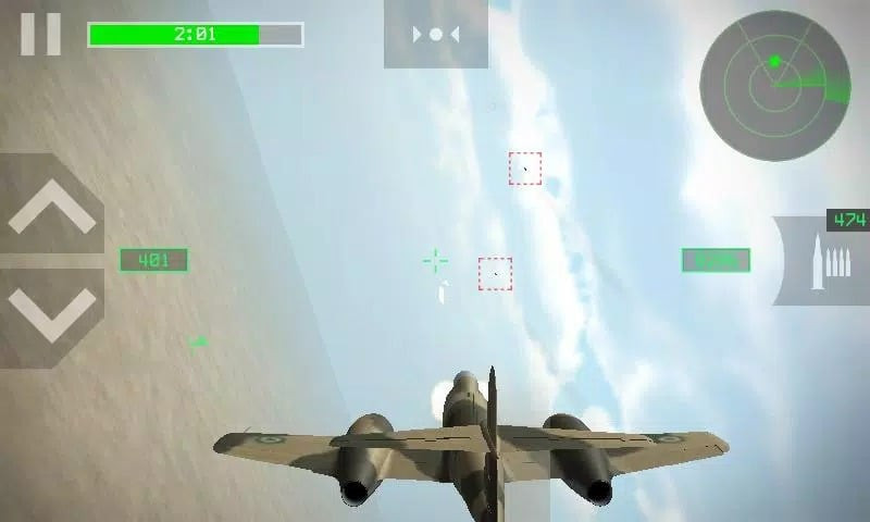 Strike Fighters MOD APK screenshot showing gameplay