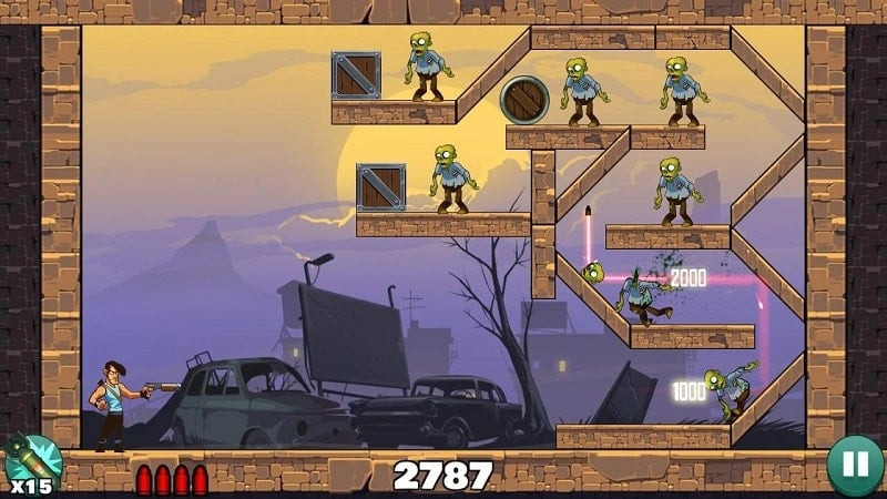 Stupid Zombies MOD APK gameplay