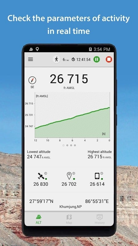 Using Altimeter anytime, anywhere