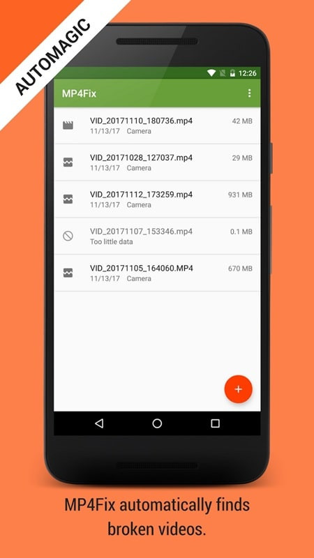 Sửa lỗi video với MP4Fix MOD APK