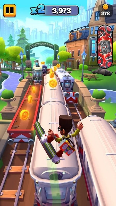 Subway Surfers City MOD APK Gameplay Screenshot