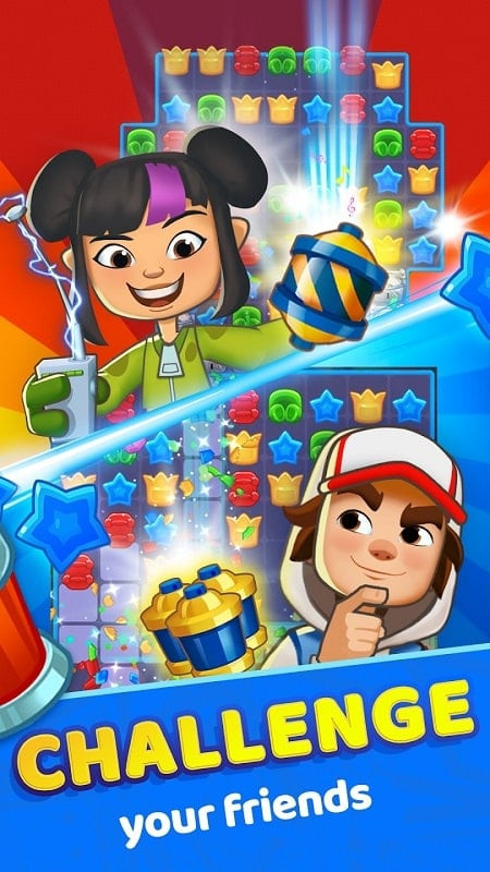 Subway Surfers Match Level Gameplay