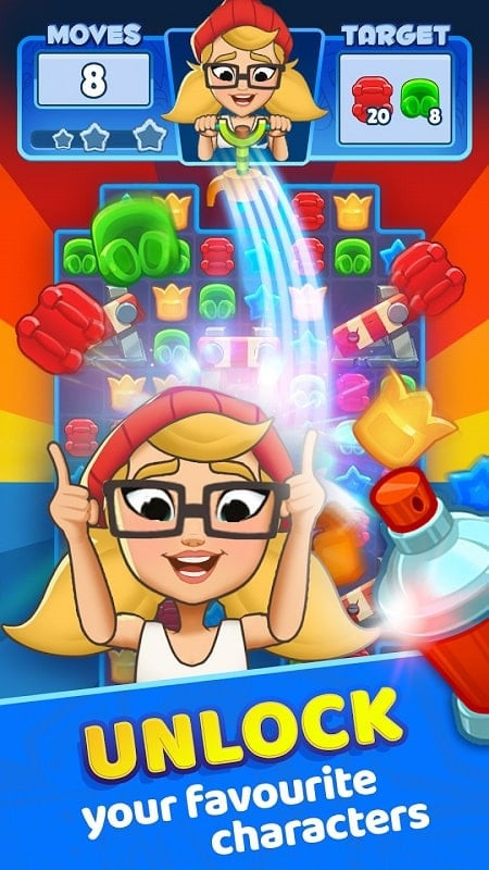 Subway Surfers Match MOD APK Screenshot