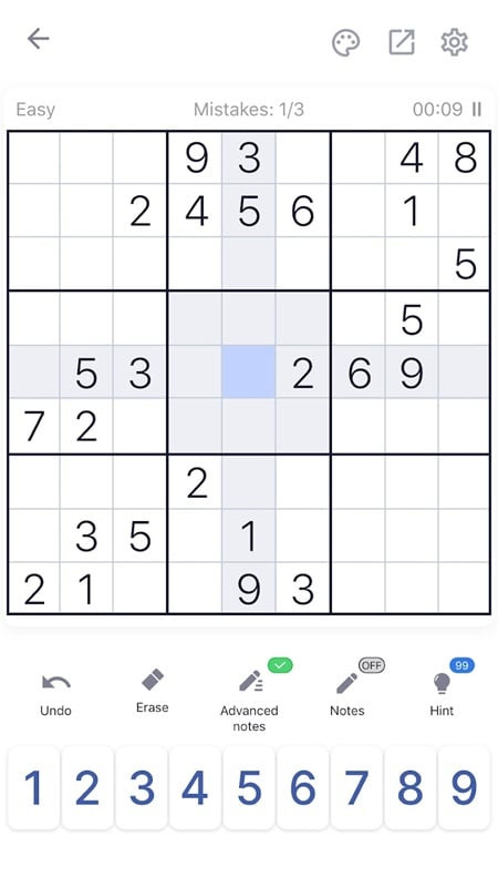 Sudoku miễn phí - Tải ngay tại MODCOMBO