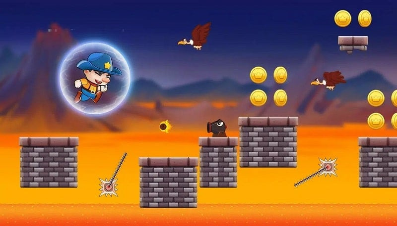 Super Bino 2 MOD APK Screenshot