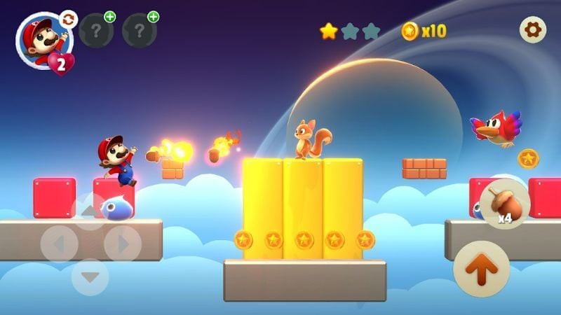 Super Run World: Go Adventure gameplay screenshot displaying a character using a special ability.