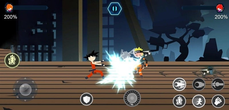 Super Stickman Fighter MOD APK Screenshot