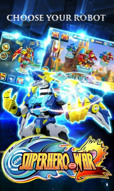 Superhero War: Robot Fight MOD APK Battlefields