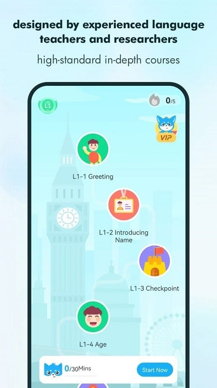 SuperLingo MOD APK features