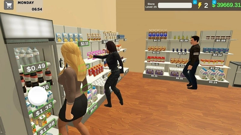 Supermarket Business Simulator Staff Management