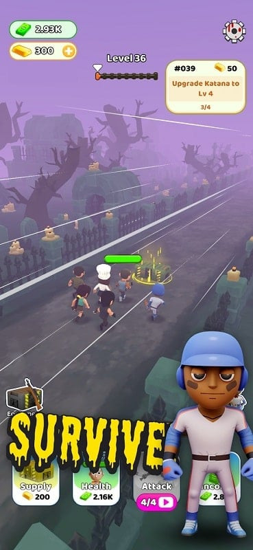 Survivor Idle Run MOD APK screenshot