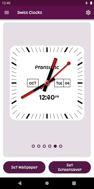 SwissClocks Live wallpaper mod android free