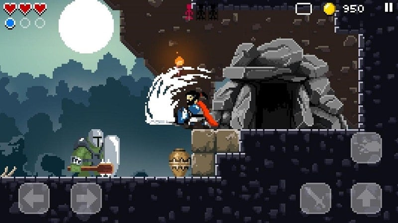 Sword of Xolan gameplay on an Android device