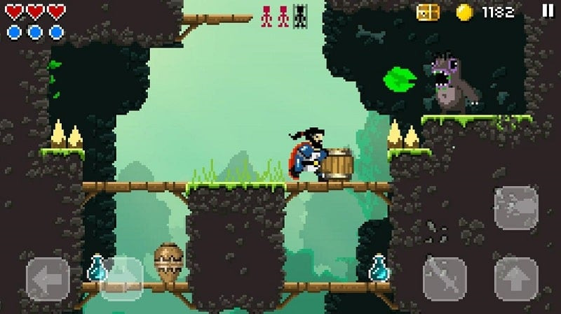 Sword of Xolan boss fight screenshot