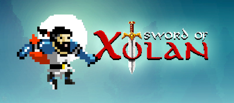 Sword of Xolan character with power-ups