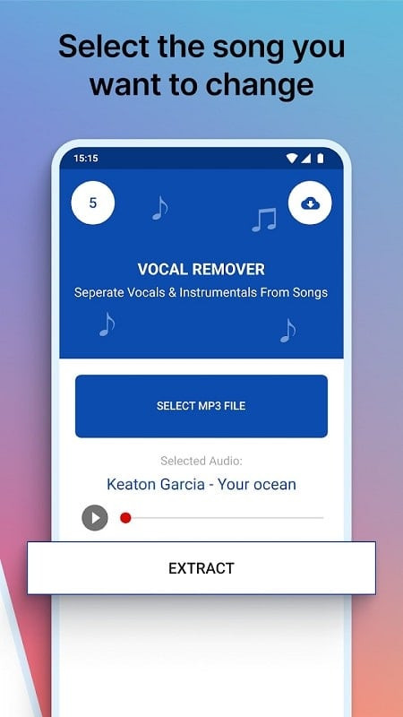 Separating vocals with AI Vocal Remover & Karaoke