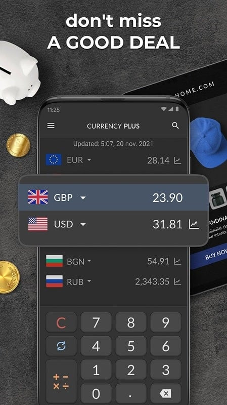 Tải Currency Converter Plus MOD Cho Android