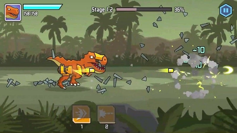 Download CyberDino: T-Rex vs Robots MOD APK for Android