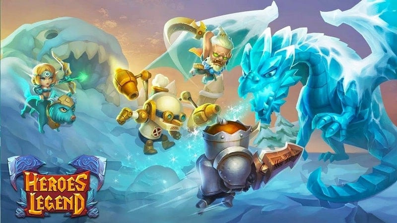 Tải Heroes Legend: Idle Battle War MOD APK