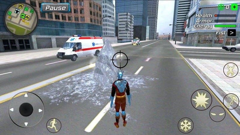 Downloading Snow Storm Superhero APK