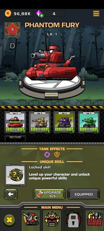 Tank Assault boss battle screenshot