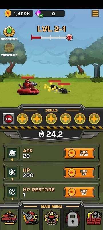 Tank Assault MOD APK screenshot