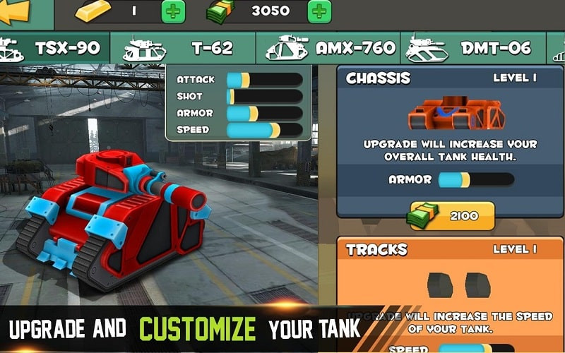 Tank War: The Ultimate Battle Tank Customization