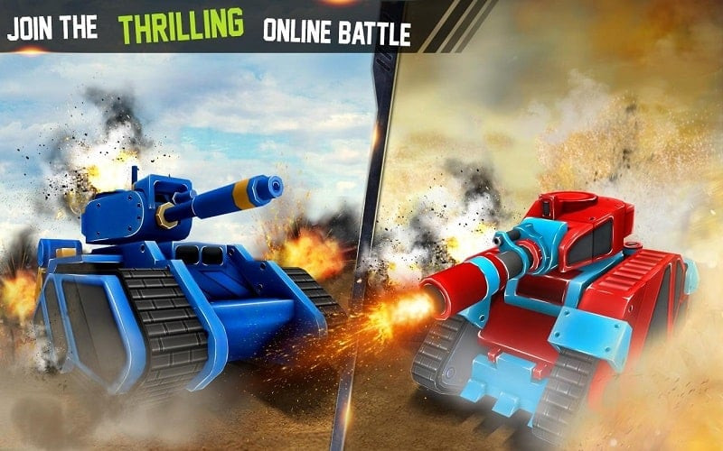 Tank War: The Ultimate Battle MOD APK Screenshot