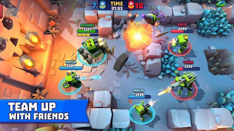 Tanks A Lot! MOD APK screenshot