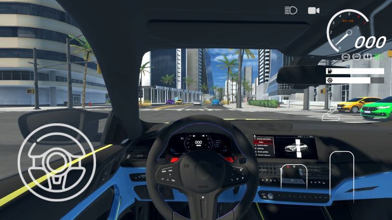 Open world map in Taxi Driver: City Driving SIM MOD APK