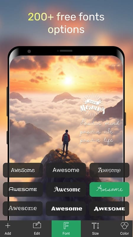 Text on Photo mod apk