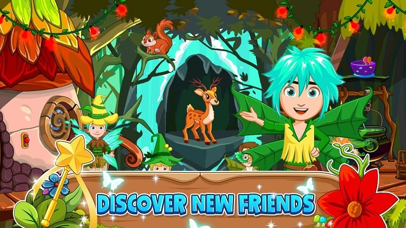 Thay đổi trang phục trong My Little Princess Fairy Games MOD APK