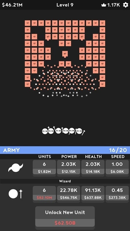 Diverse combat unit selection