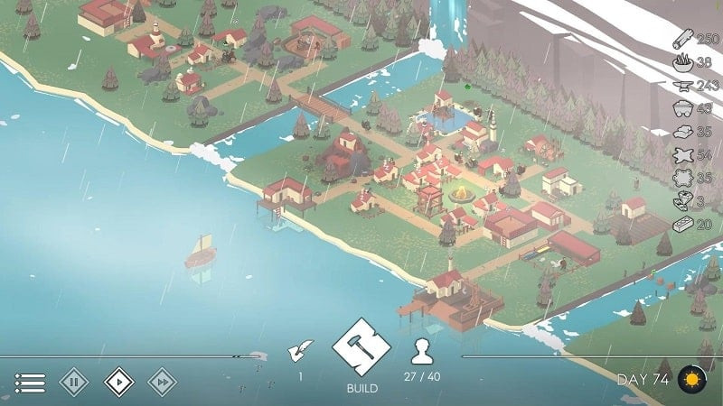 Gameplay screenshot of The Bonfire 2 MOD APK