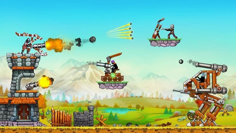 The Catapult 2 MOD APK Features