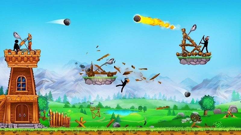 The Catapult 2 MOD APK Gameplay