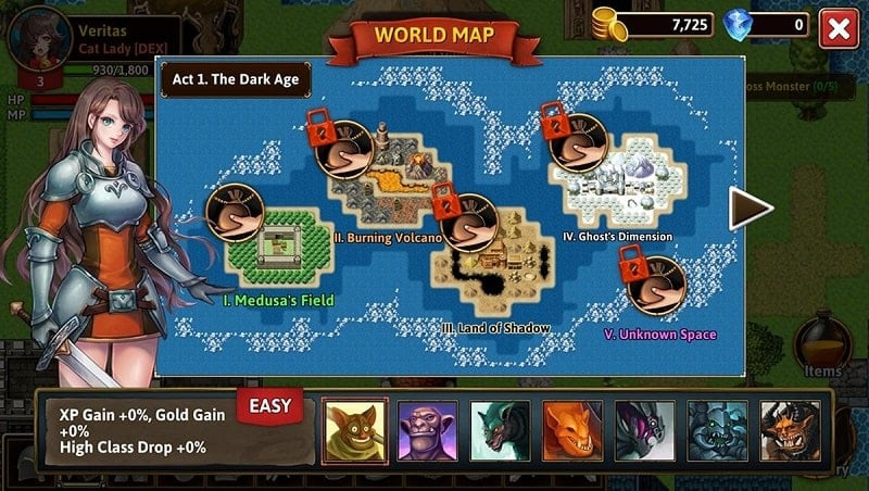 The Dark RPG Mod APK Features