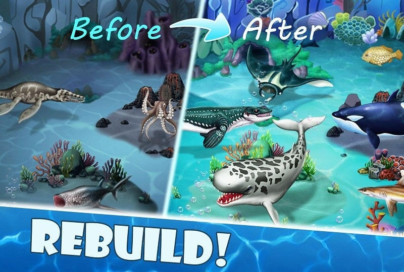 Shark World MOD APK Screenshot