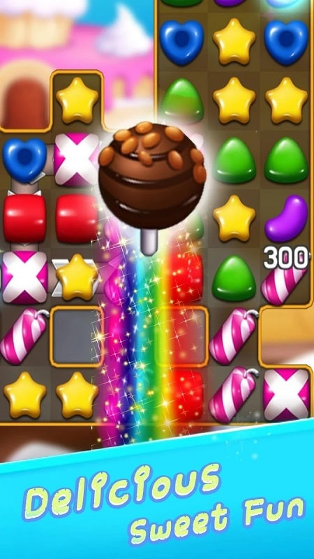 Candy World in Sweet Candy Mania