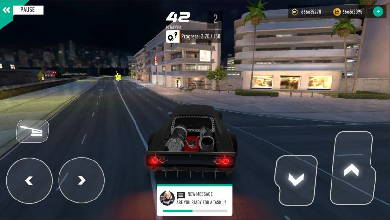 Showcasing driving skills in Furious Racing apk mod