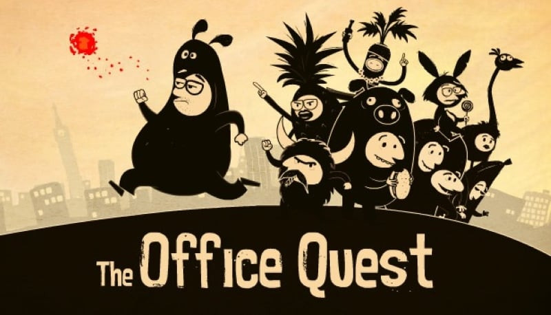 The Office Quest - Nhân vật chính đang chán nản trong văn phòng