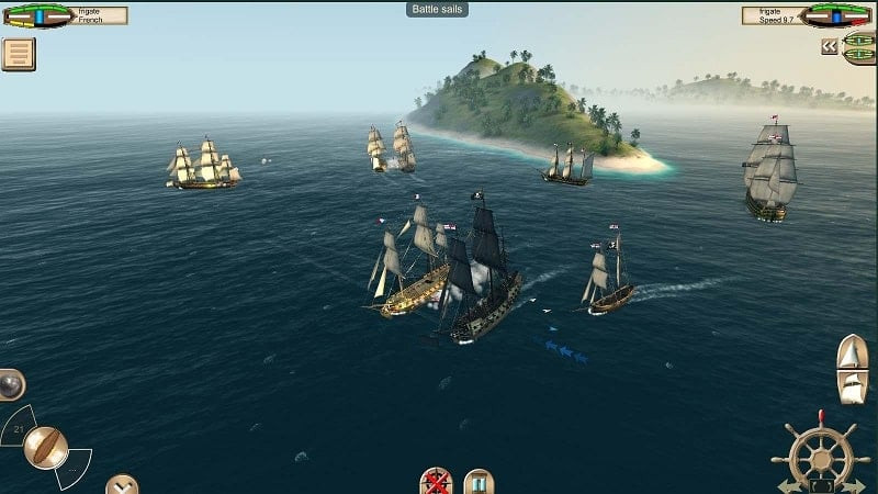 PvP combat in The Pirate: Caribbean Hunt